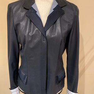 Elie Tahari leather jacket